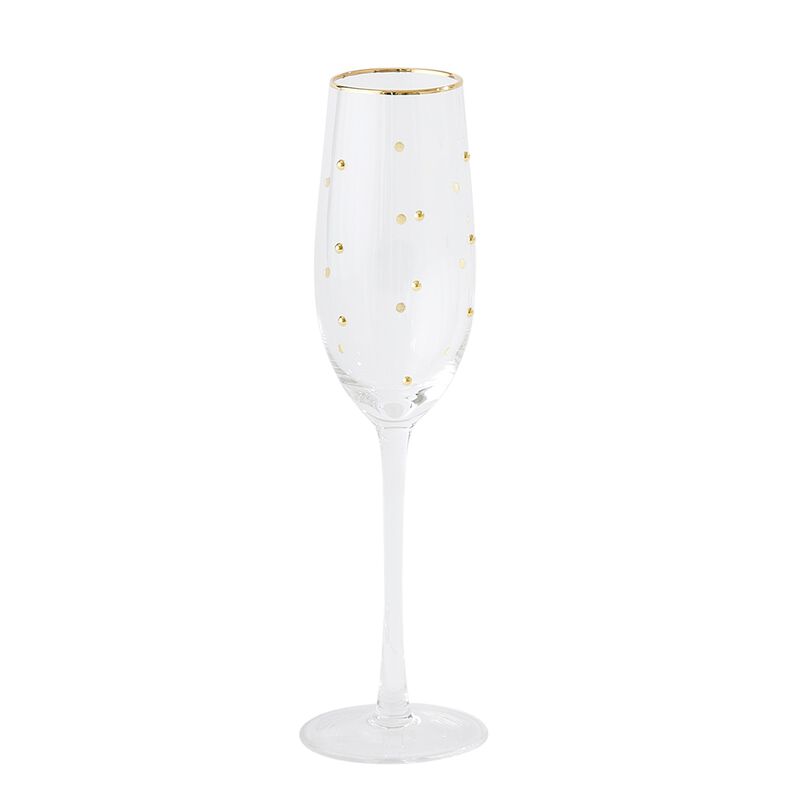 Set of 6 Celebration Champagne Glasses