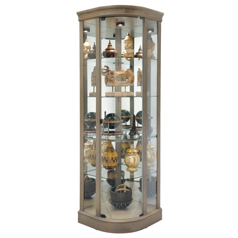 680666 Marlowe V Corner Curio Cabinet