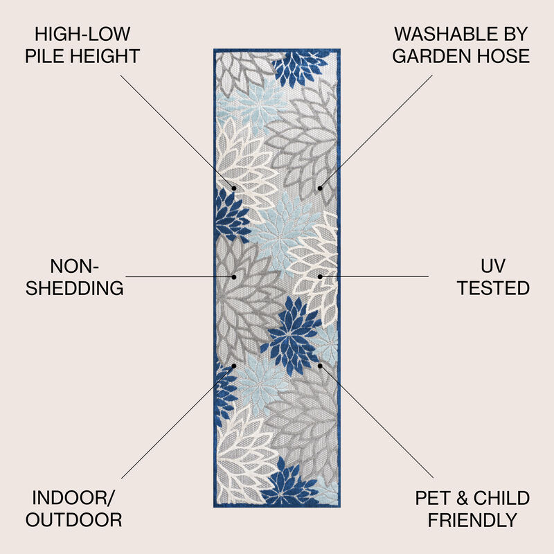 Minori Floral Indoor/Outdoor Area Rug