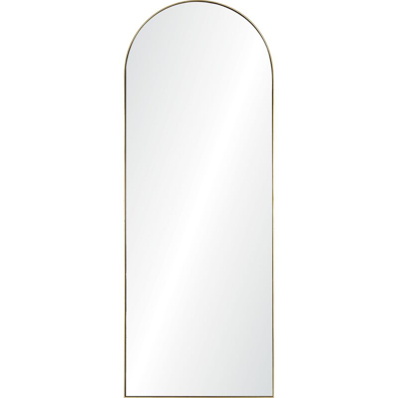 80" Gold and Clear Traditional Framed Wall Mirror