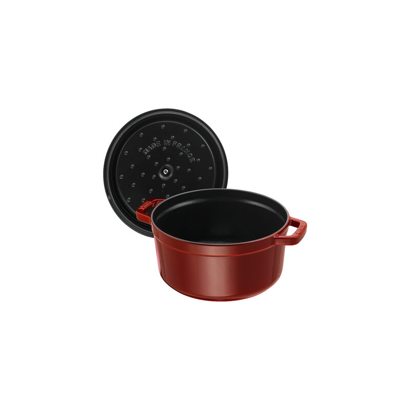 Staub Cast Iron 7-qt Round Cocotte - Basil