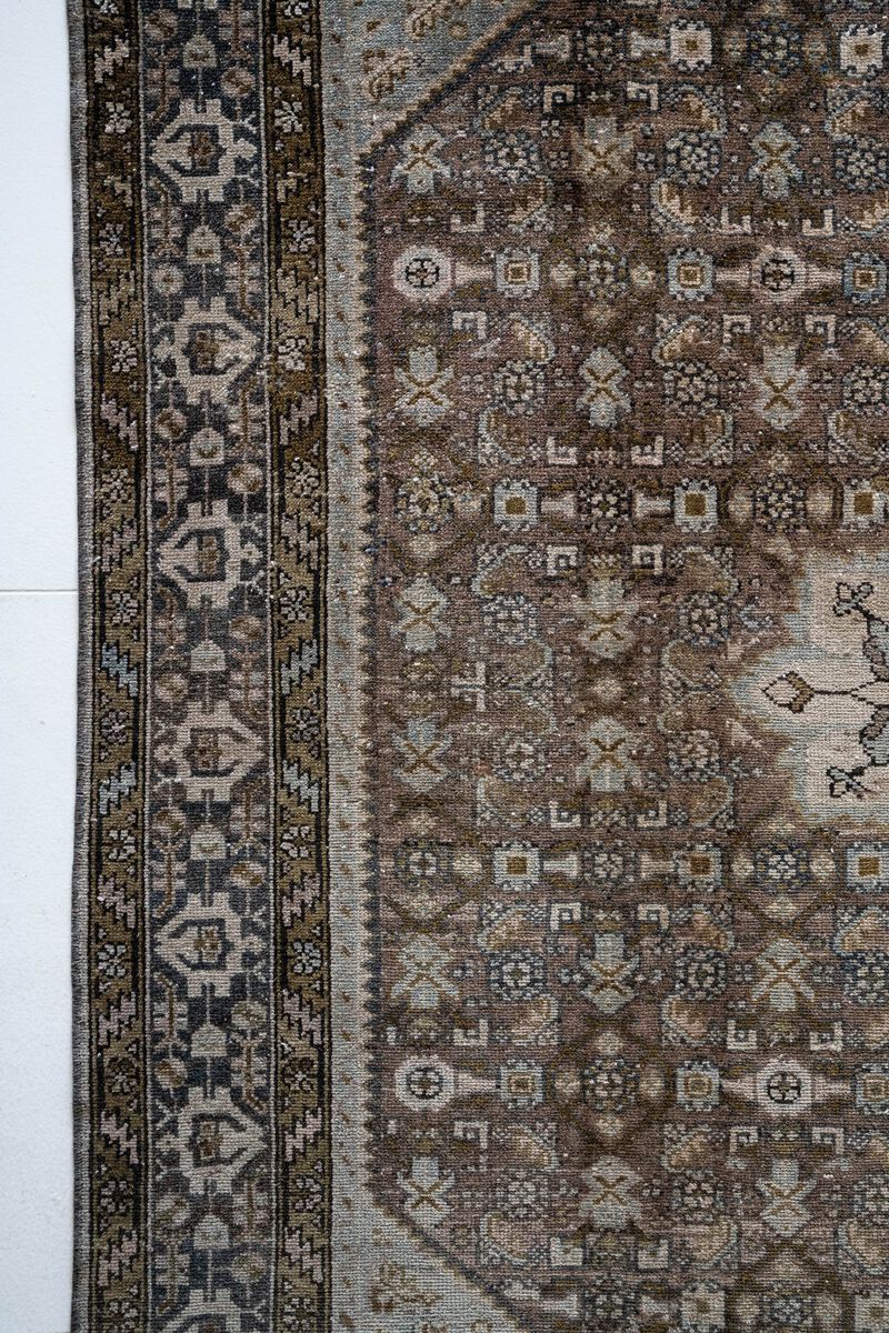 District Loom Antique Malayer scatter rug-Clancy