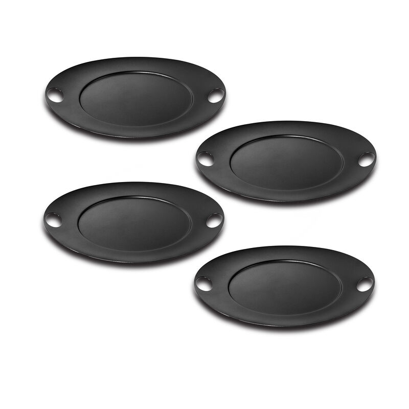 Atmosfera 4-Piece SaturnoTray in Vulcan Grey