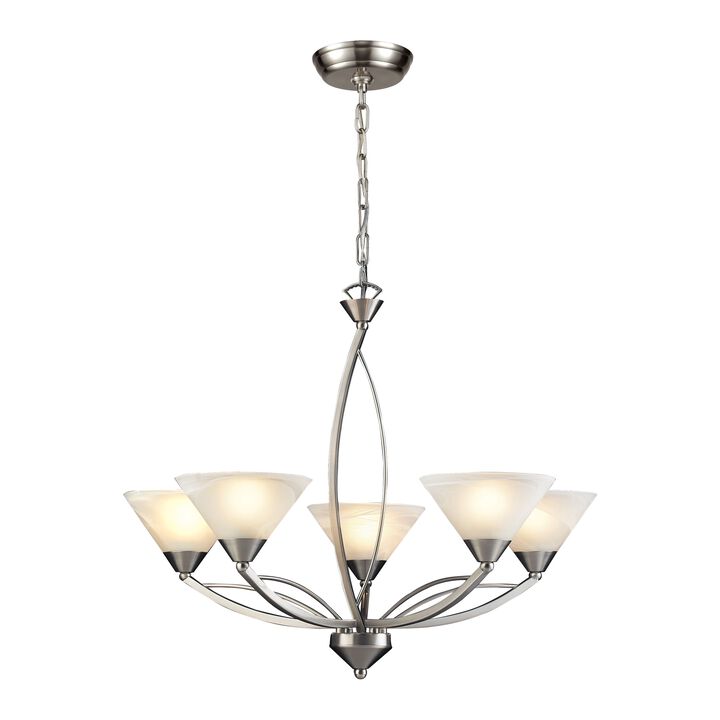 Elysburg 28'' Wide 5-Light Chandelier