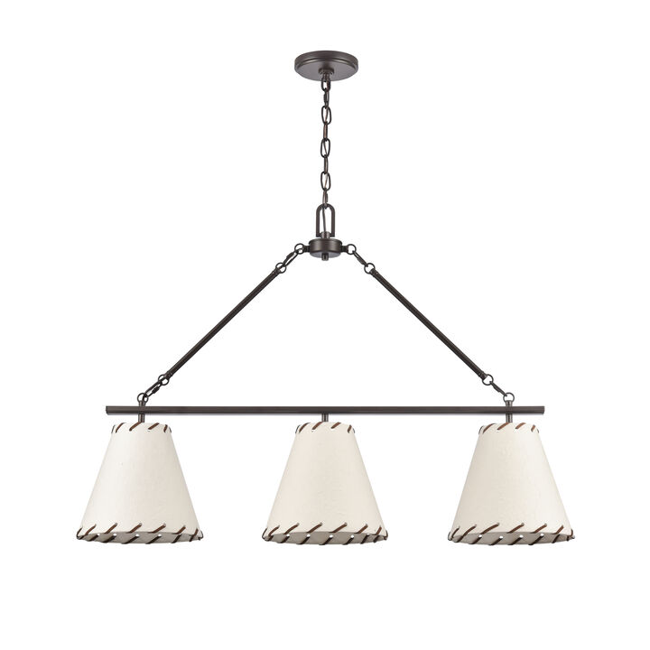 Marion 36"Wide 3-Lt Chandelier