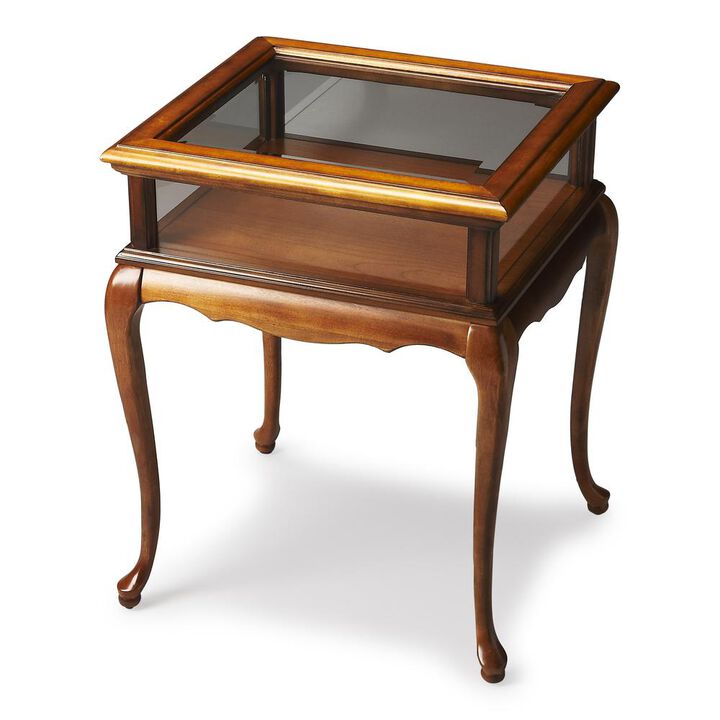 Butler Specialty Company Burton Curio Table, Medium Brown