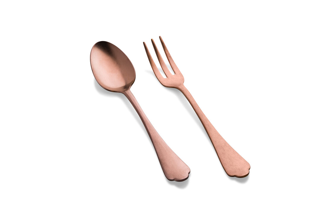 Pewter 2-Piece Serving Set in Bronze