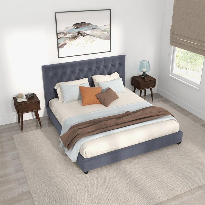 Ashcroft Furniture Co Donald Upholstered Platform Bed