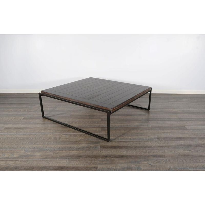 Sunny Designs French Metal Sled Base Coffee Table