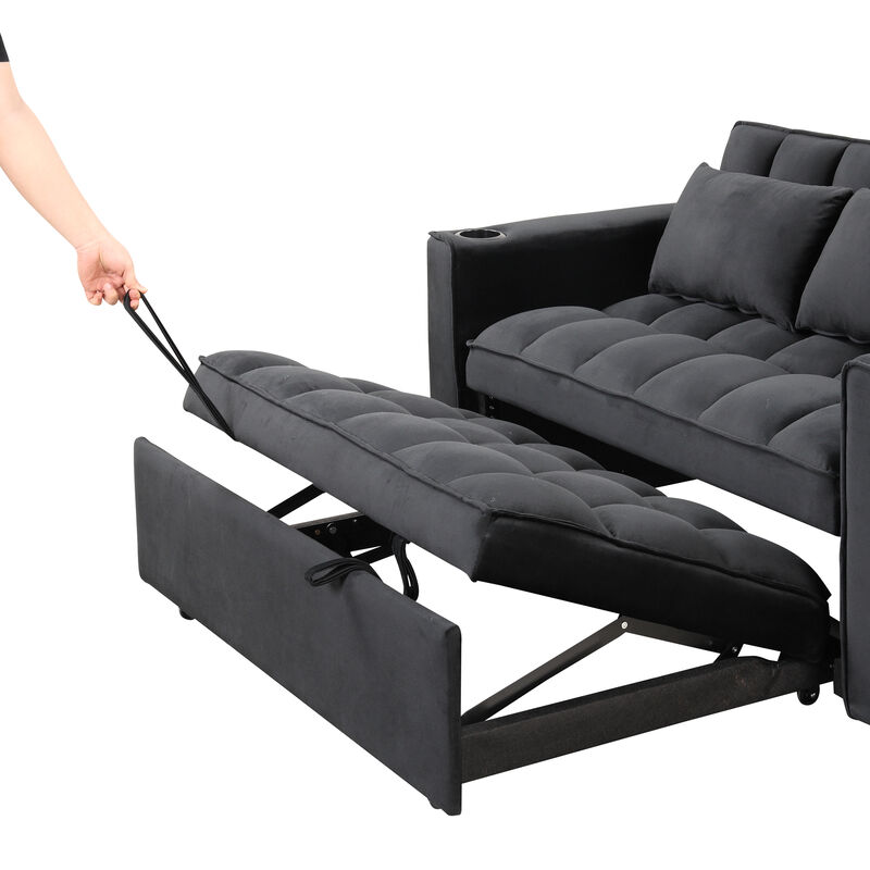 Merax 4-1 Multi-Functional Sofa Bed with Cup Holder