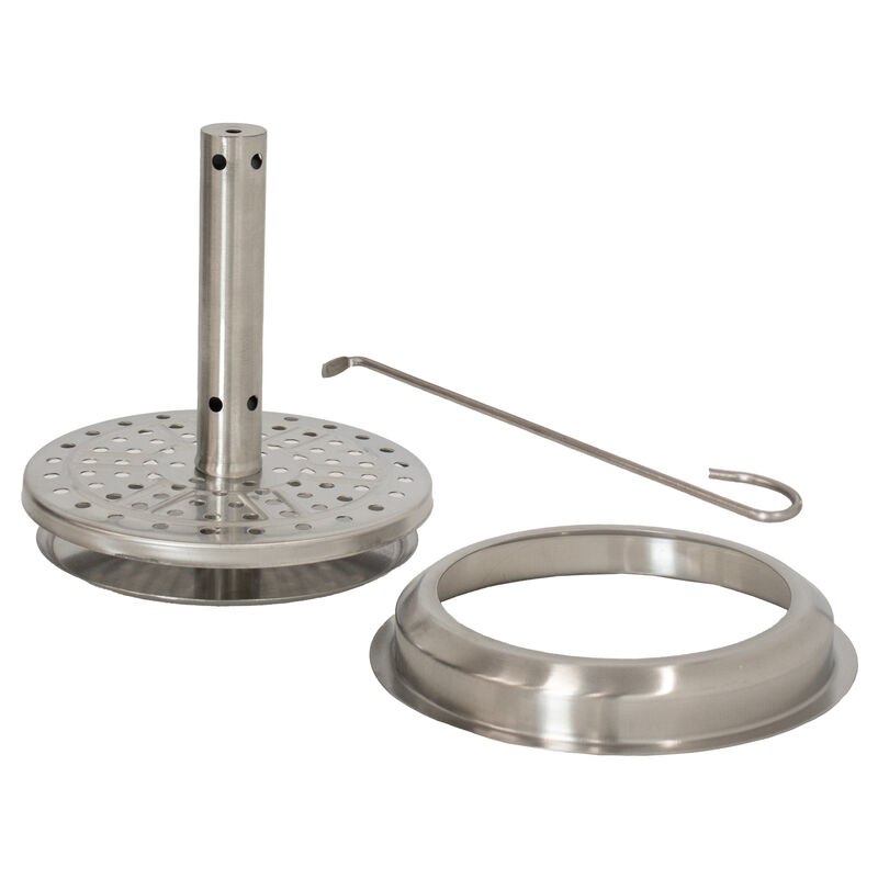 Triple Burn Stainless Steel Smokeless Fire Pit