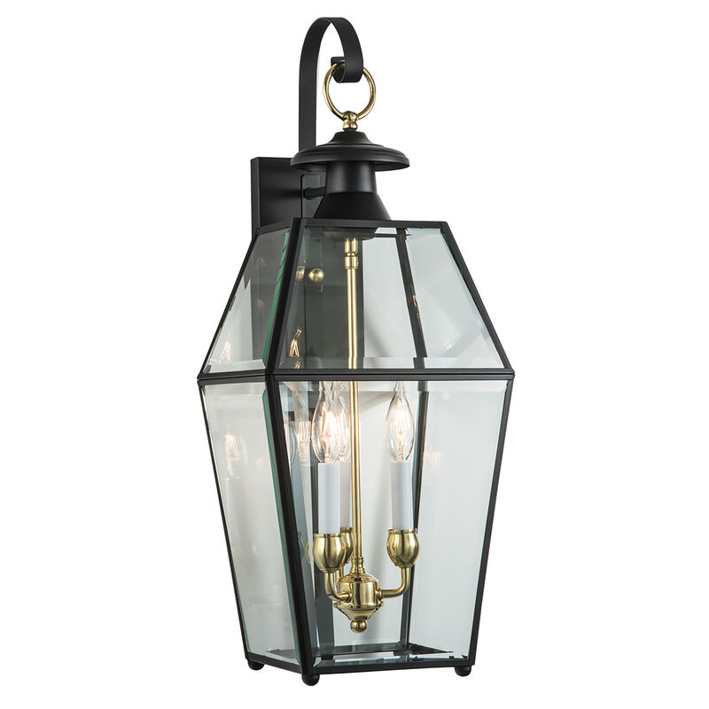 Olde Colony Outdoor Wall Light in Black