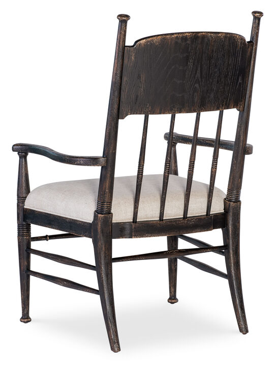 Americana Upholstered Seat Armchair