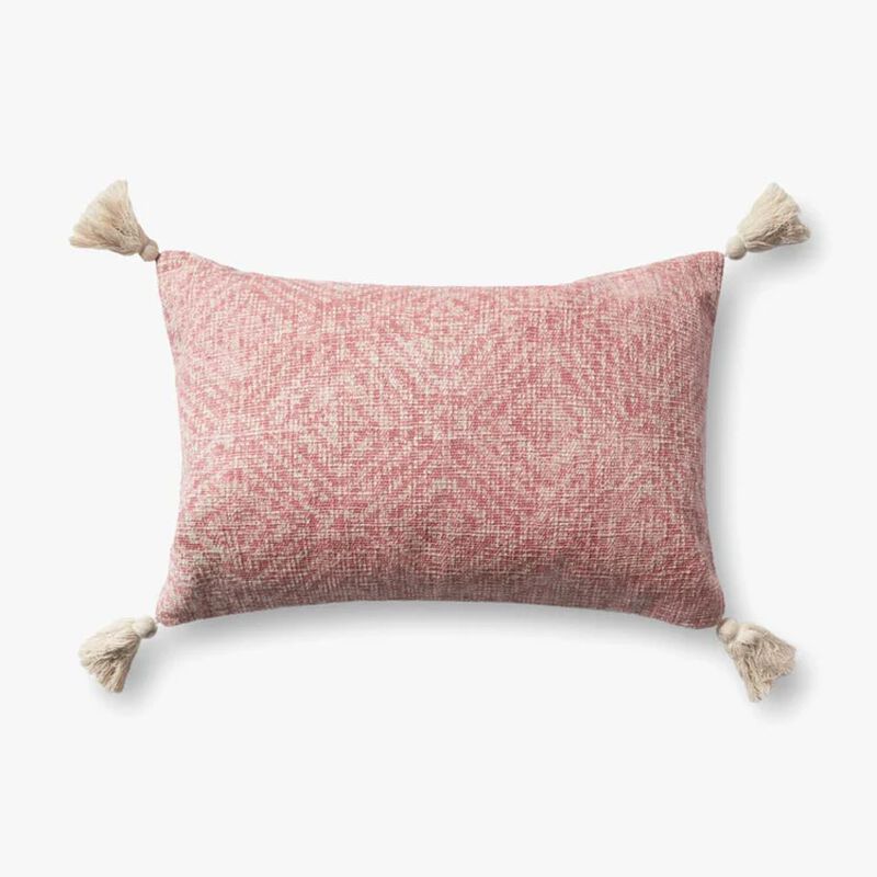 P0621 Pink 13"x21" Down Pillow