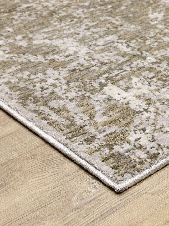 Nebulous 3'3" x 5' Beige/Ivory Rug