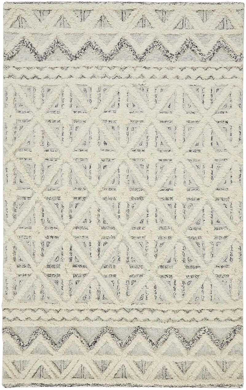 Anica 8007F Ivory/Black 8' x 10' Rug