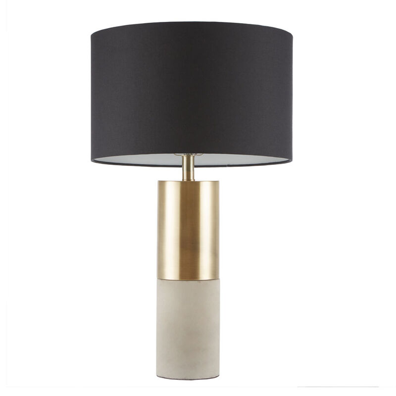 Gracie Mills Eveline Modern Concrete Table Lamp