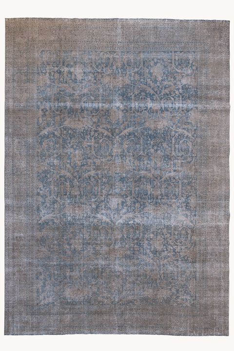 District Loom Vintage Tabriz Mustafi Area Rug-Greenhill