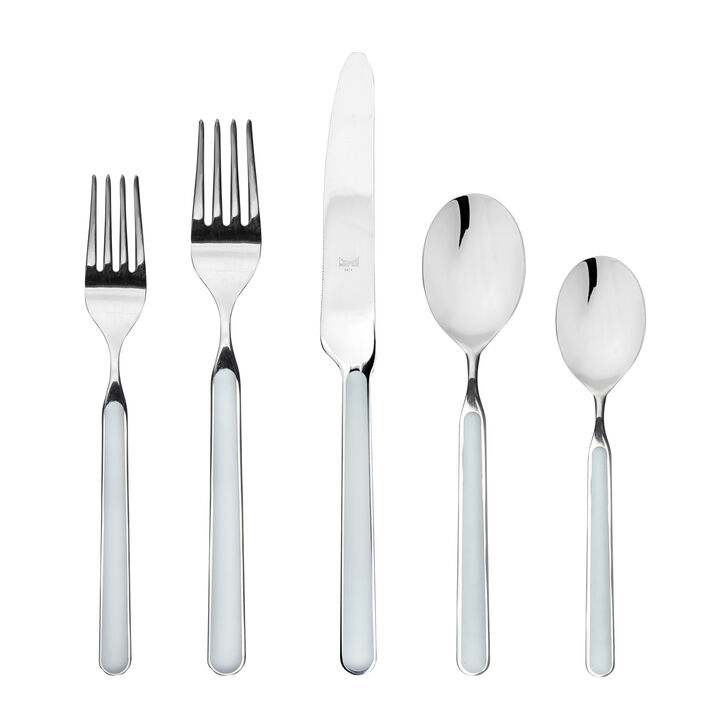 Fantasia 20-Piece Flatware Set in Light Blue