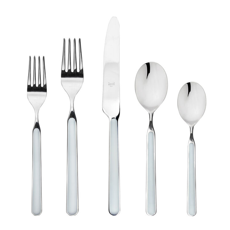 Fantasia 5-Piece Flatware Set in Light Blue