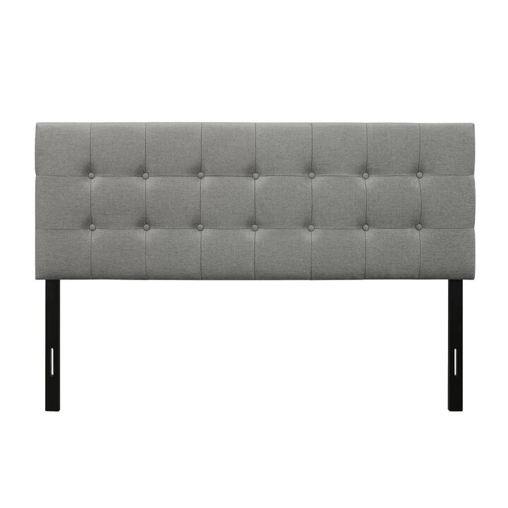 Contemporary Button-Tufted Headboard