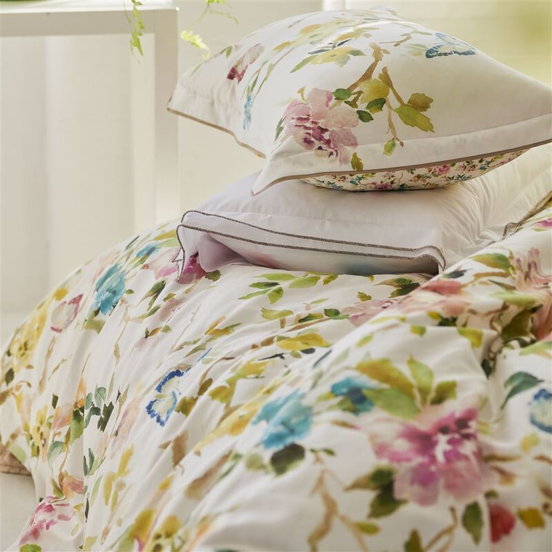 Fiore d'Acqua Peony Queen Duvet Cover