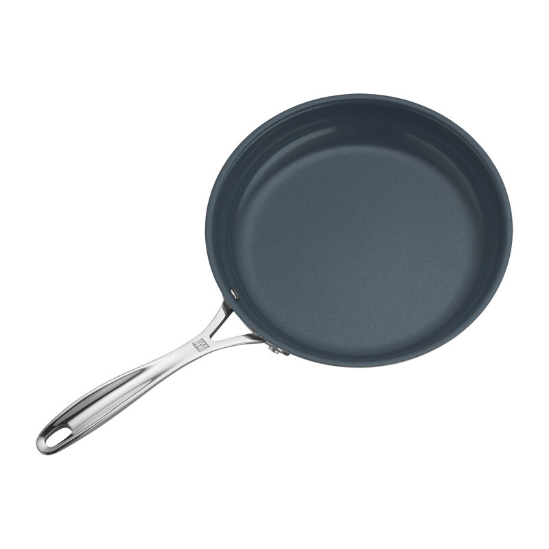 ZWILLING Clad CFX 9.5-inch Stainless Steel Ceramic Nonstick Fry Pan with Lid