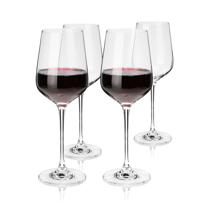 Reserve Inez Crystal Bordeaux Glasses Set of 4