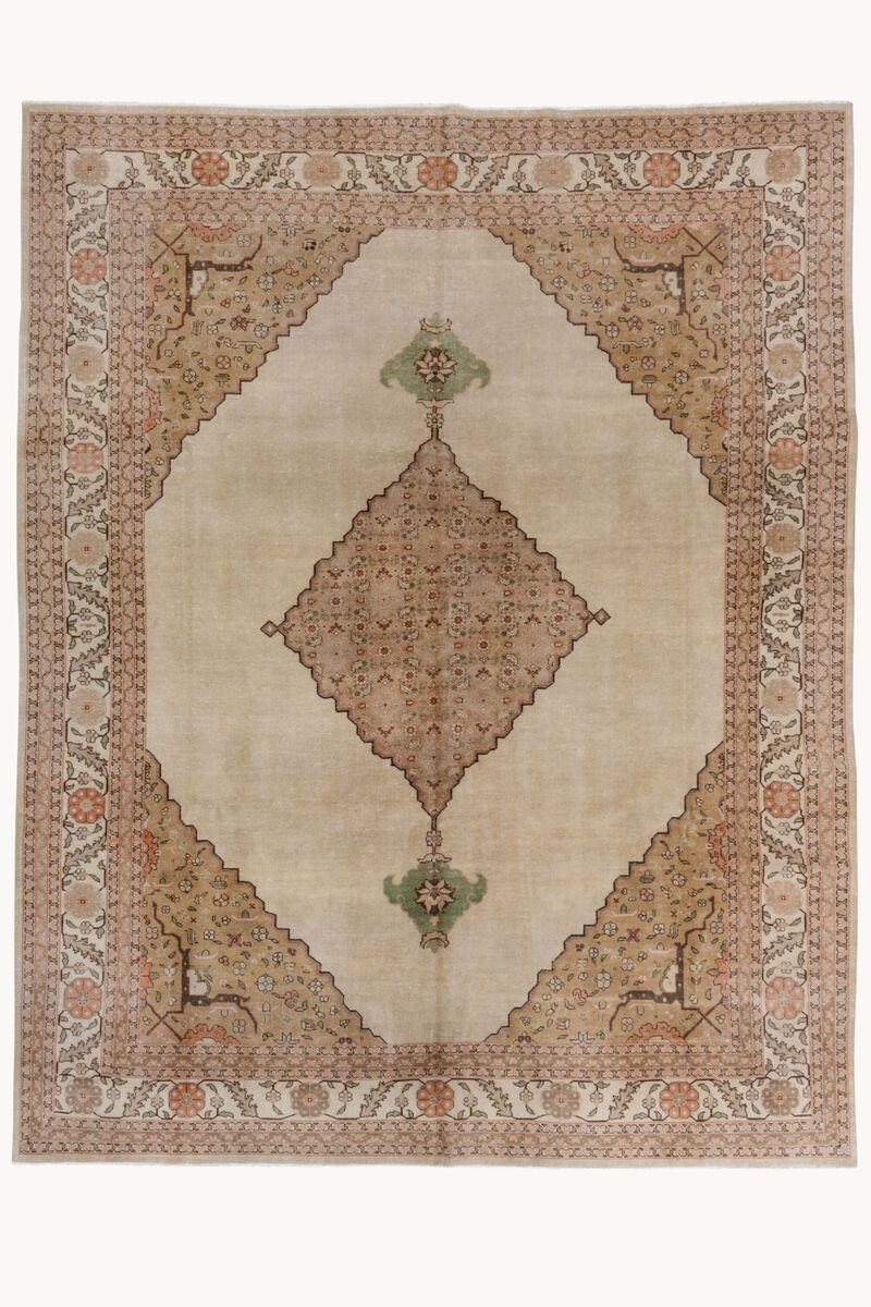 District Loom Antique Tabriz Area Rug-Darby