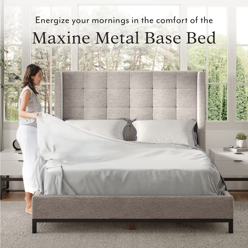 Maxine Queen Metal Base Bed