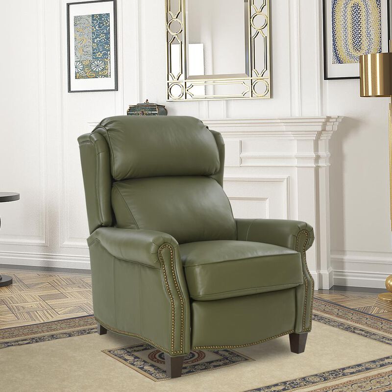 Barcalounger Meade Recliner, Giorgio Chive / All Leather