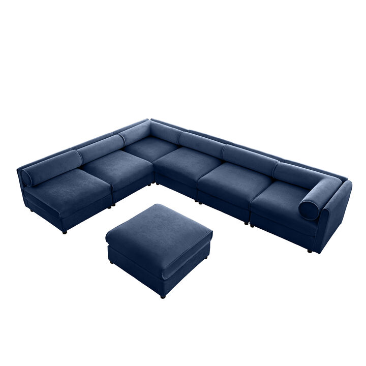 Merax Modern Modular Sectional Sofa with Storage