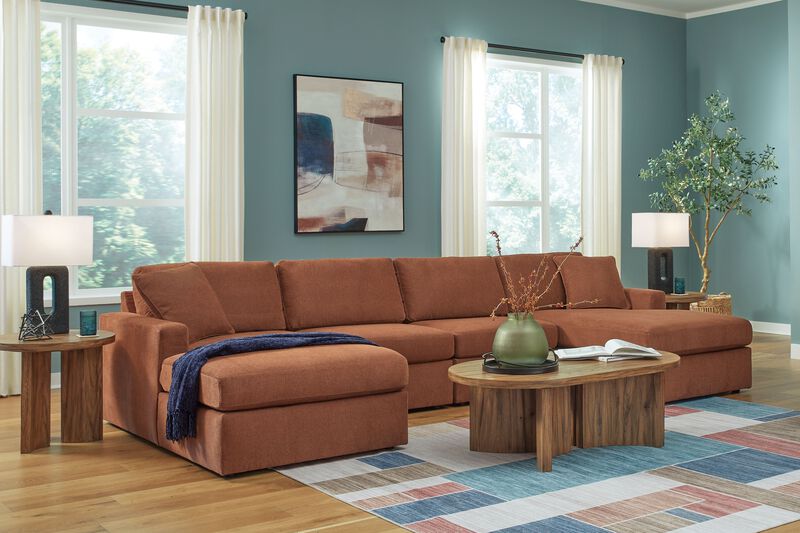 Modmax Spice 4-Piece Double Chaise Sectional