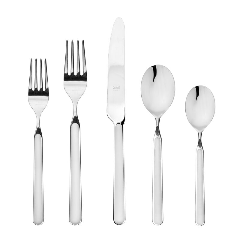 Fantasia 5-Piece Flatware Set in Porcelain