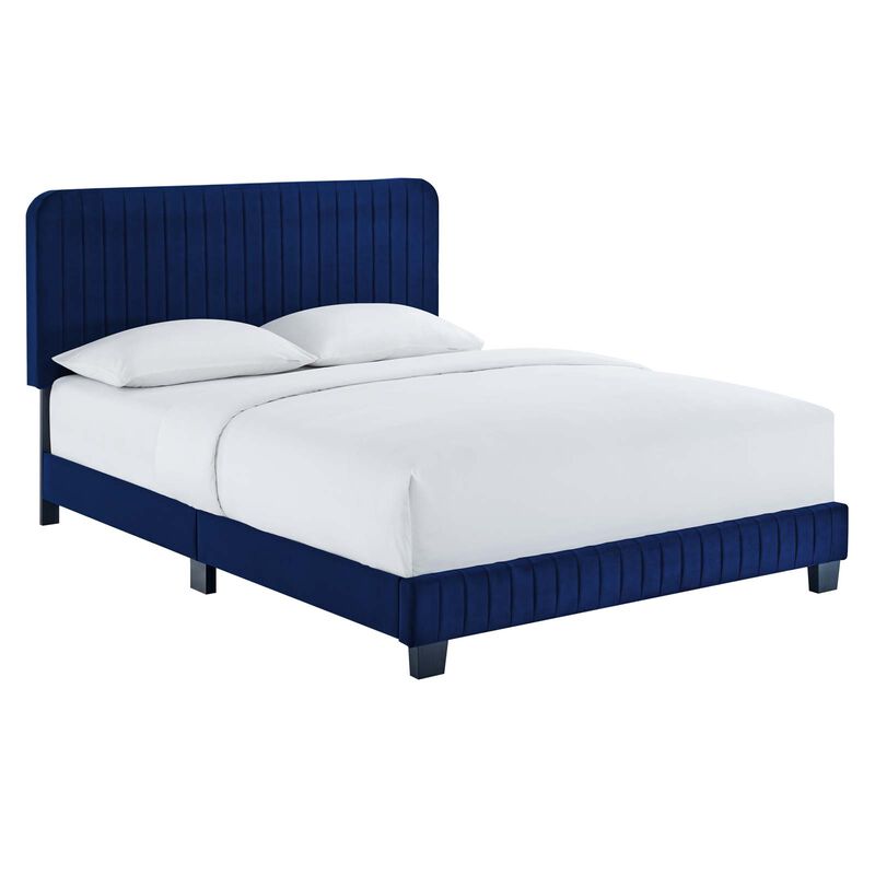 Modway - Celine Channel Tufted Performance Velvet Queen Platform Bed