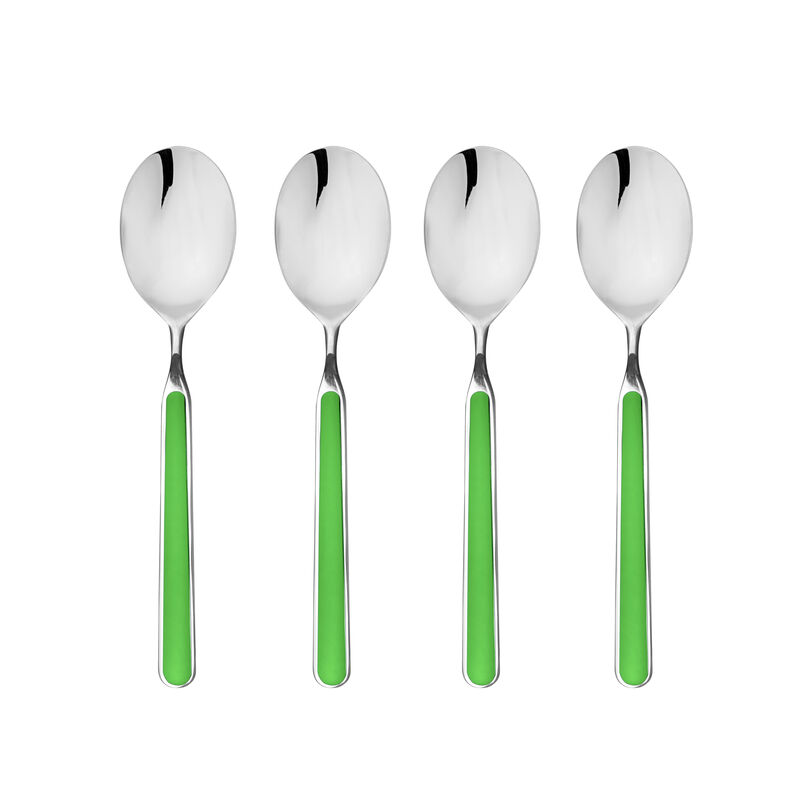 Fantasia 4-Piece American Coffee Spoon Set in Mustard