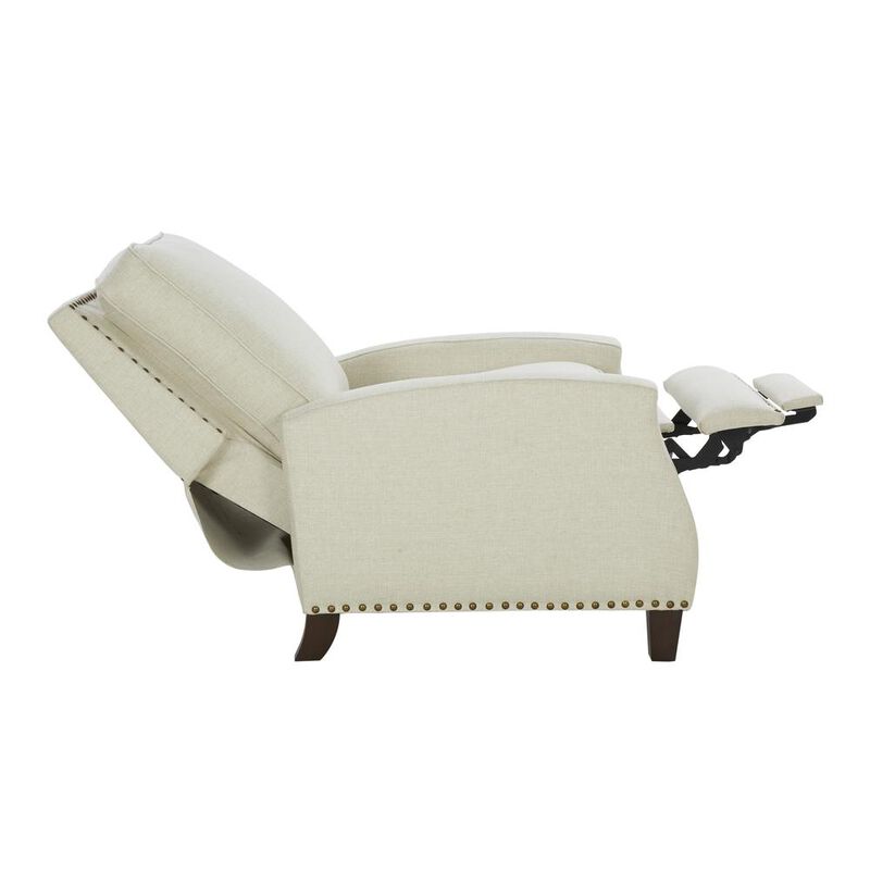 Barcalounger Melrose Recliner, Linen Cream / Fabric