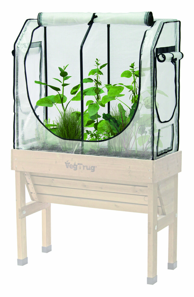 VegTrug Small Wall Hugger Greenhouse Frame & Multi-Cover Set