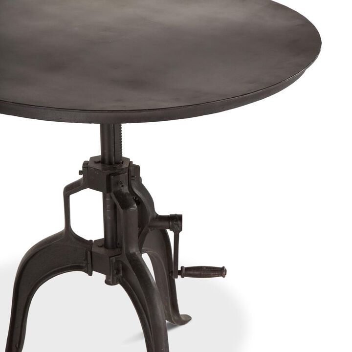 Belen Kox Adjustable Crank Iron Side Table, Belen Kox