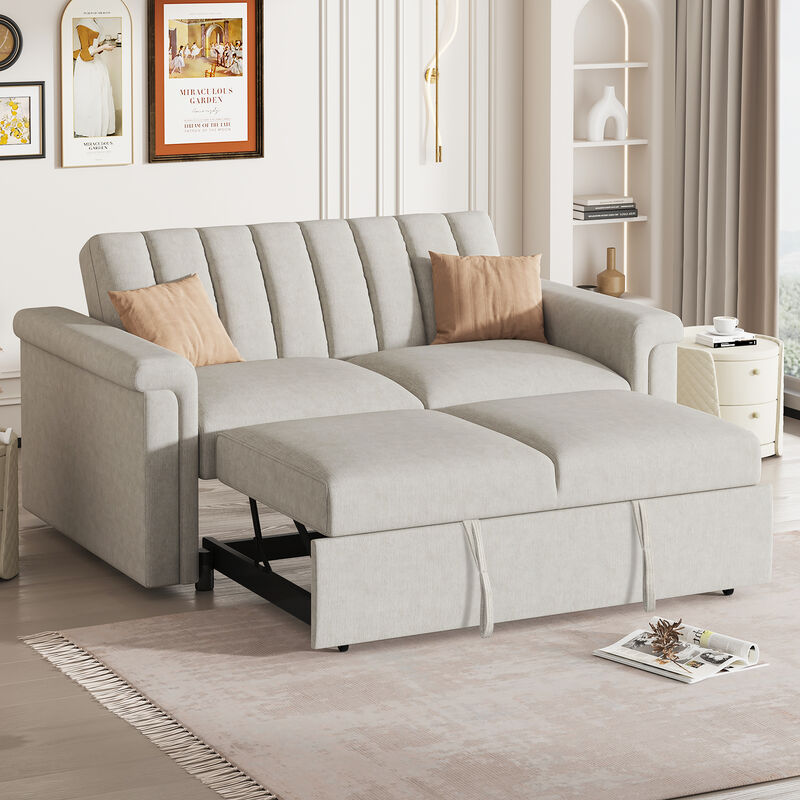 Merax Convertible Soft Cushion Sofa Pull Bed