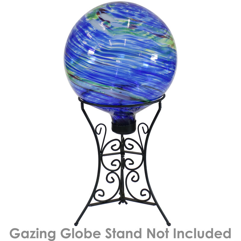 Sunnydaze Glass Gazing Globe- 10 in