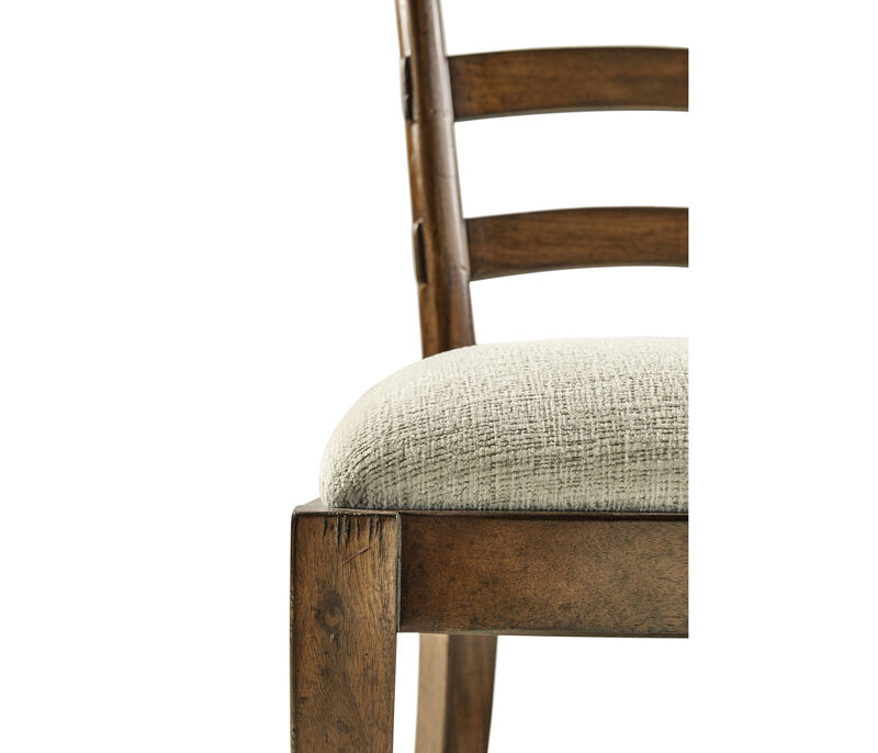 Casual Walnut Dining Chair