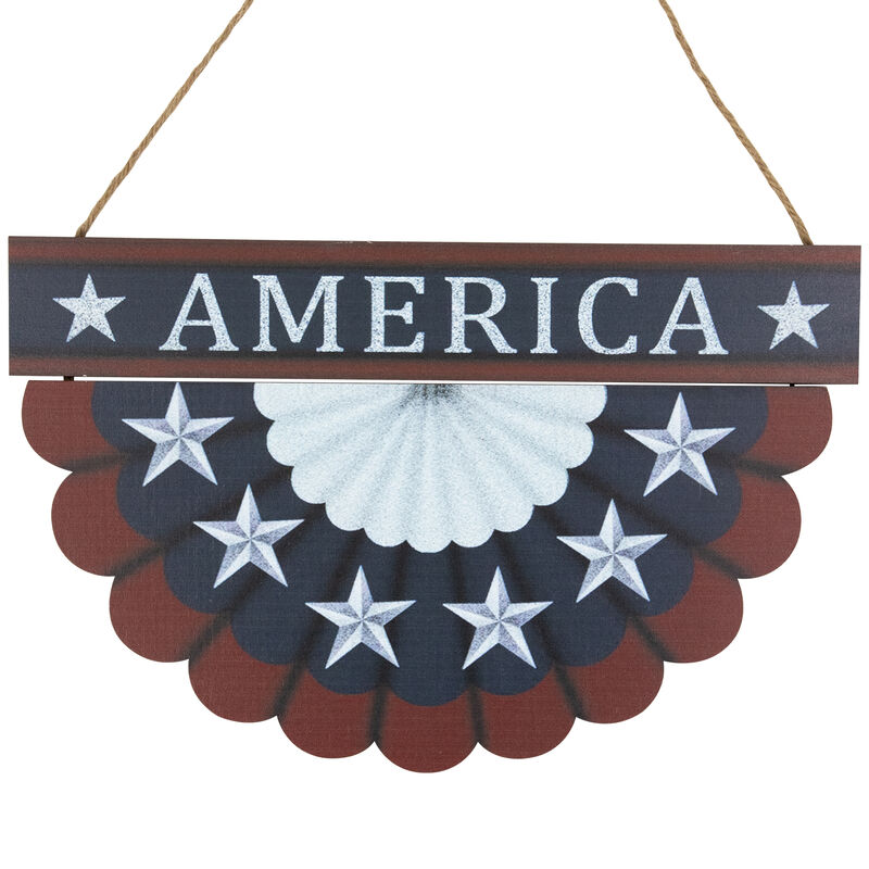 America Wall Bunting Patriotic Hanging Decoration - 11.75"