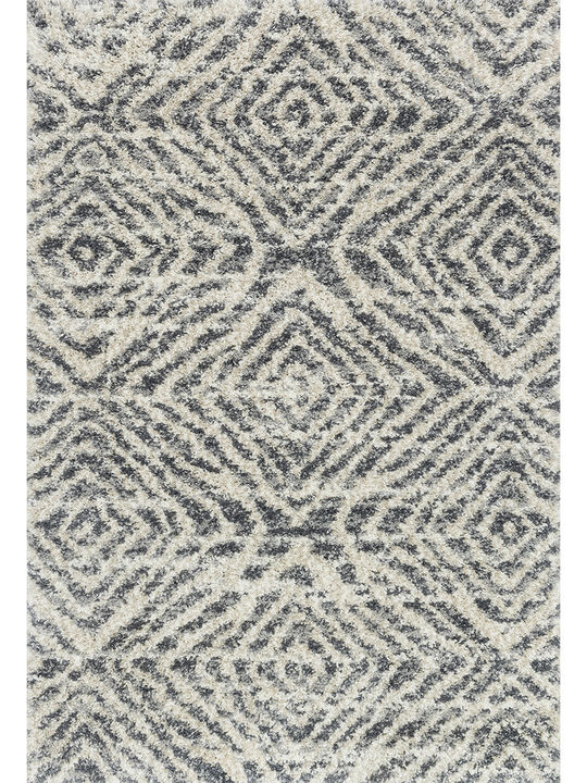 Quincy QC01 Graphite/Sand 8'10" x 12' Rug