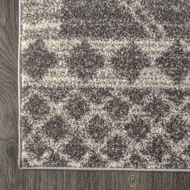 Amir Moroccan Beni Souk Cream/Black. Area Rug