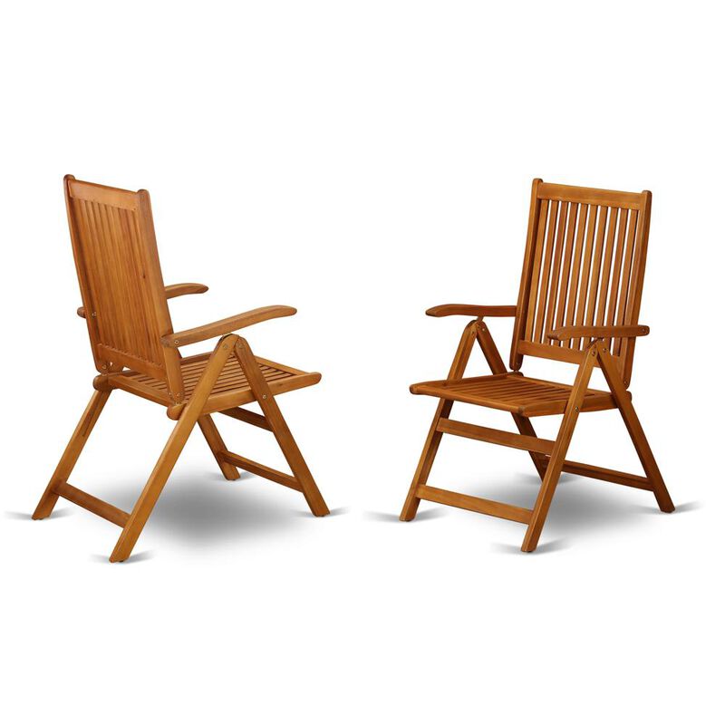 Wooden Patio Set Natural Oil