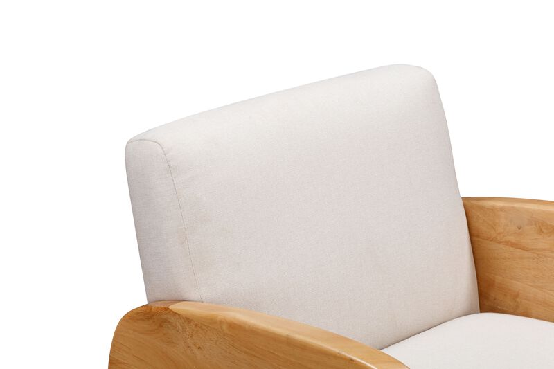 Inspired Home Kellie Wood Arm Chair