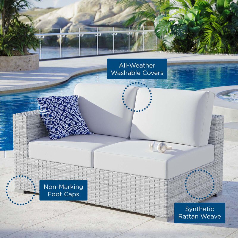 Modway - Convene Outdoor Patio Left-Arm Loveseat