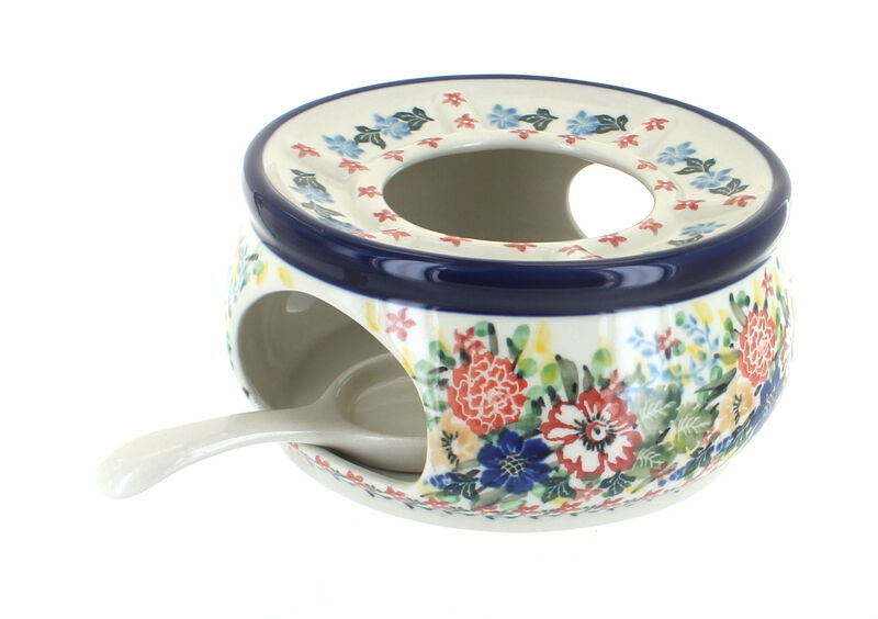 Blue Rose Polish Pottery Alyce Teapot Warmer