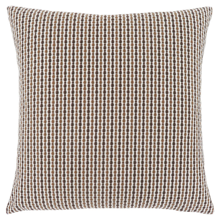 Monarch Specialties I 9238 Pillows, 18 X 18 Square, Insert Included, Decorative Throw, Accent, Sofa, Couch, Bedroom, Polyester, Hypoallergenic, Brown, Modern